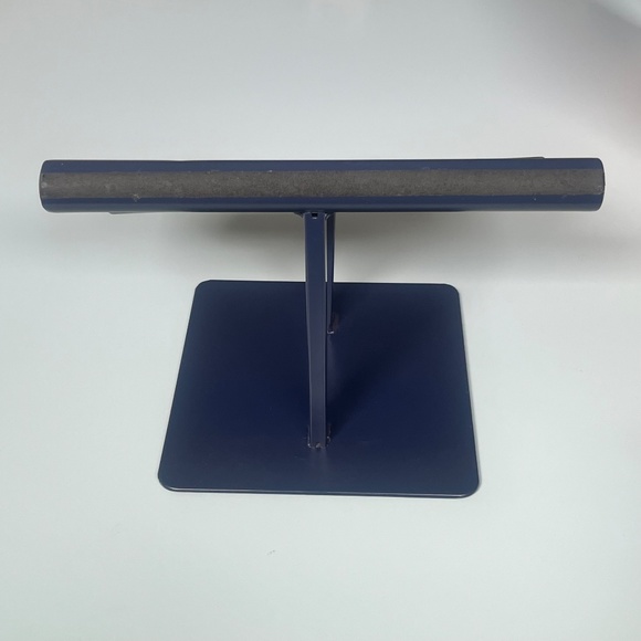 Tiered T-Bar Bracelet Stand Navy Jewelry Display - Picture 6 of 7